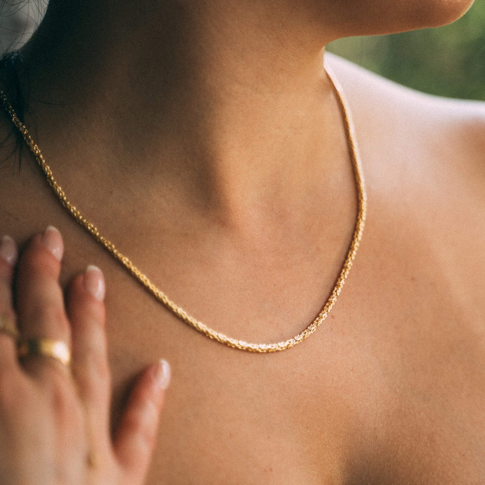 Gold Byzantine Chains 14kt Yellow Gold Lirys Jewelry – Liry's