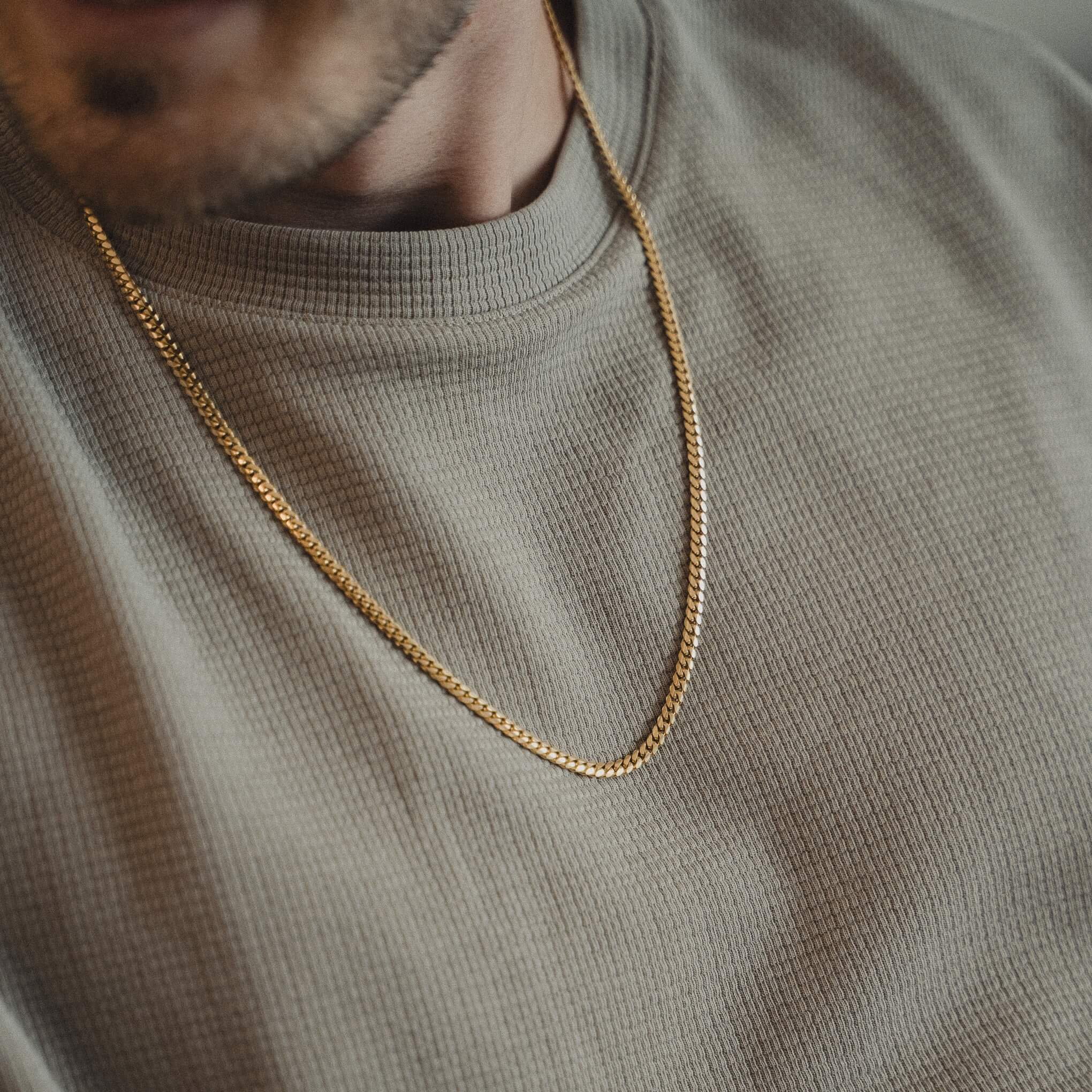 Cuban link chain necklace hotsell