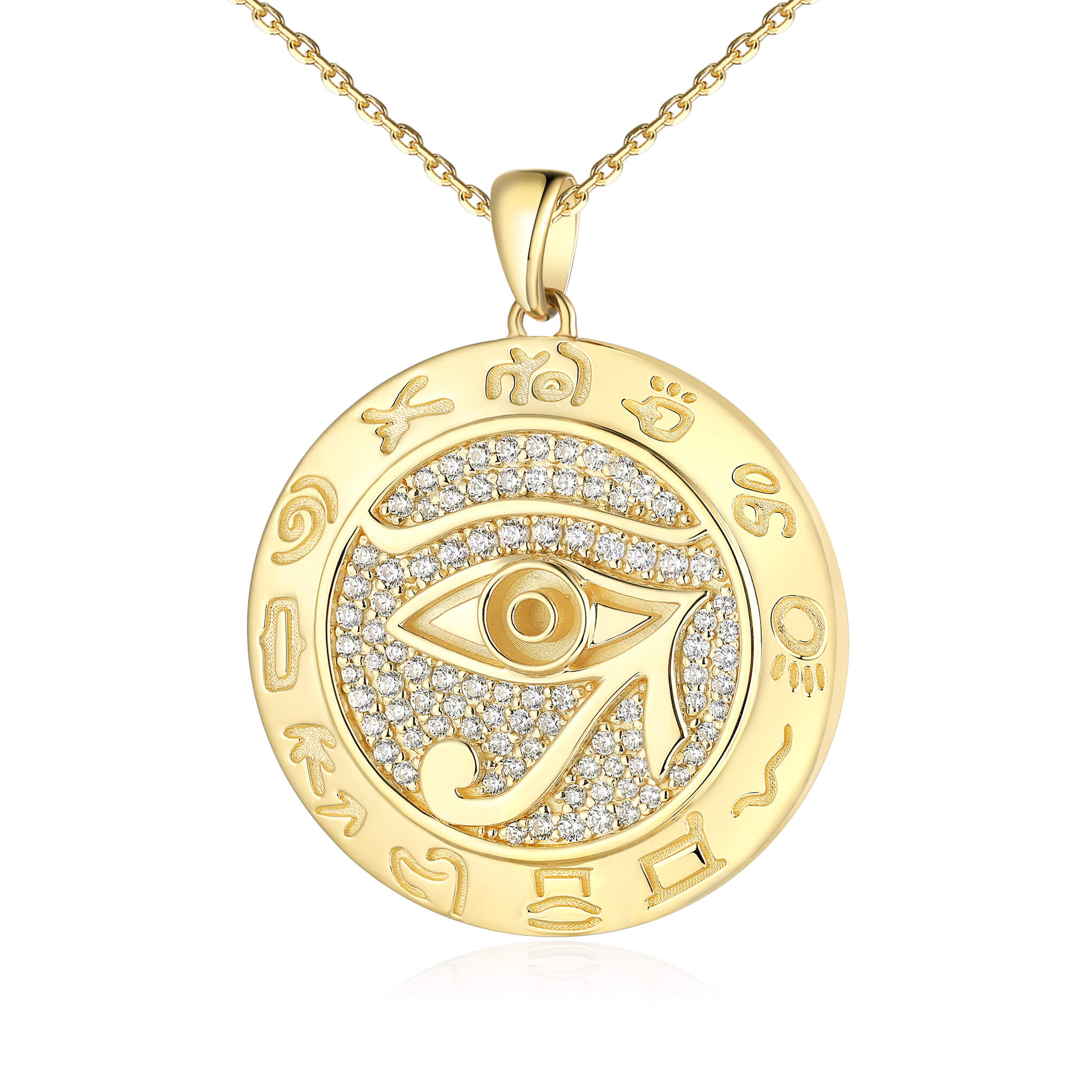 Egyptian Eye of Horus Pendant – Liry's Jewelry - Main Image