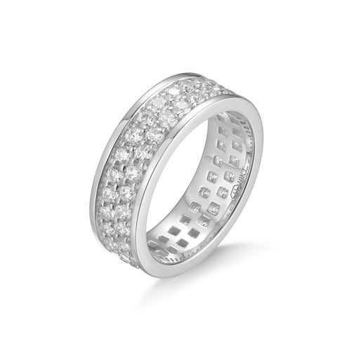 Diamond Horizon Men's Ring