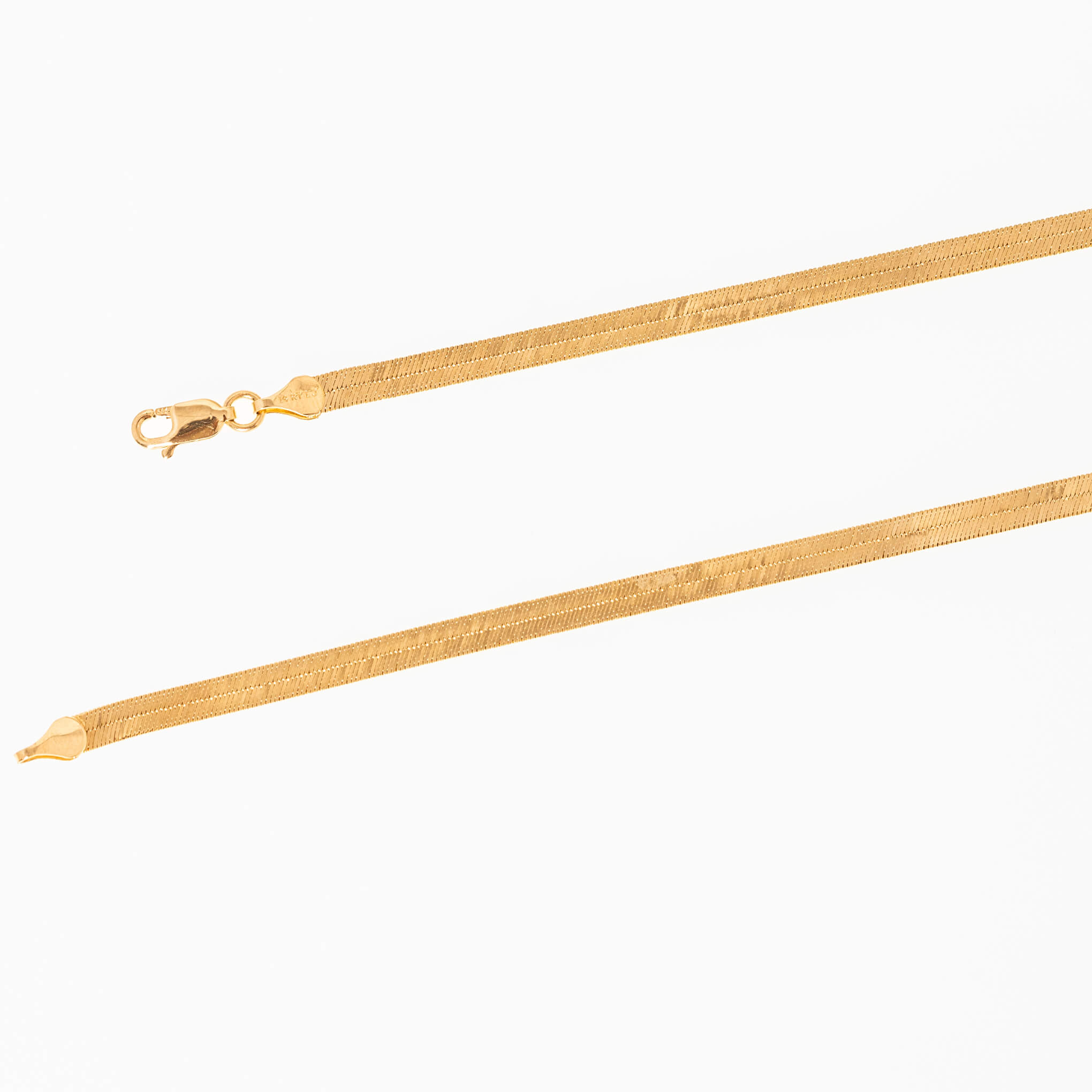 Gold Herringbone Chain – Liry's Jewelry