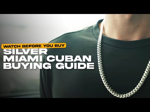 Silver Miami Cuban Link Chain
