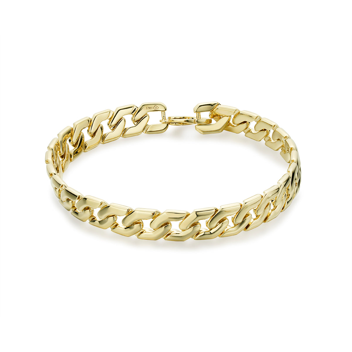 Curb Cuban Serpentine Bracelet – Liry's Jewelry - Main Image