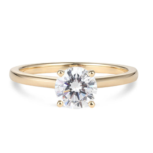 Petite 4-Prong Solitaire Engagement Ring