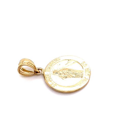 14k real gold st Jude 1.3g-pendant charm-lirysjewelry