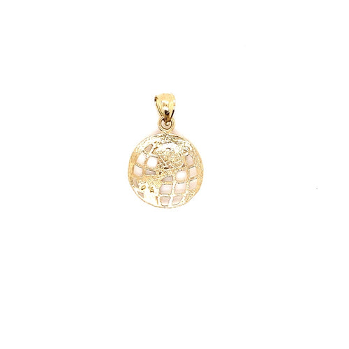 14k genuine gold earth-pendant charm-lirysjewelry