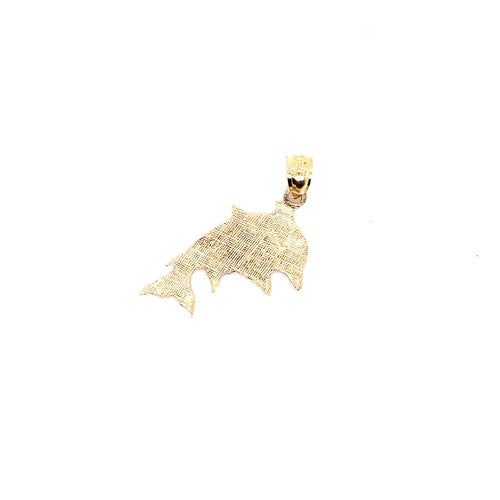 14k genuine gold dolphins 1.3g-pendant charm-lirysjewelry