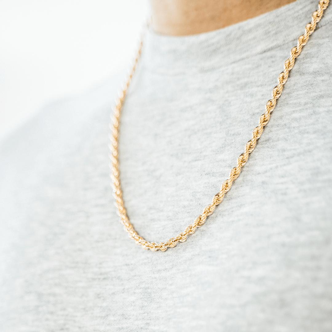 Gold Rope Chain - Genuine Italian Gold | Lirys Jewelry – Liry's