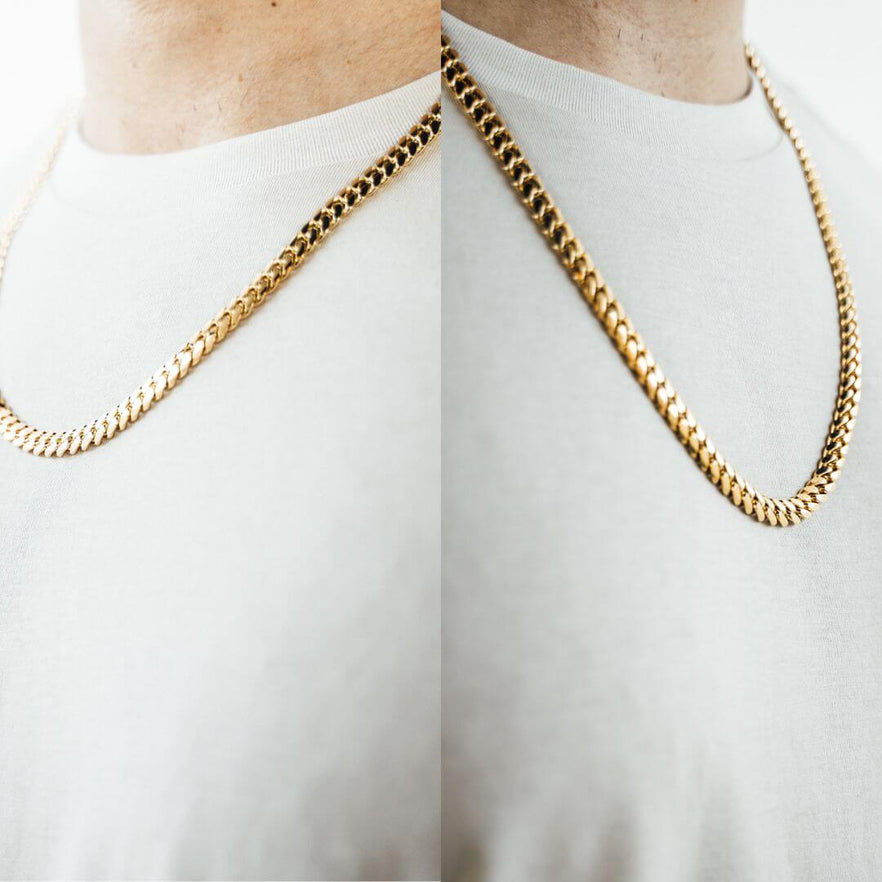 The Perfect Gold Cuban Link Chain: 7mm or 8mm?