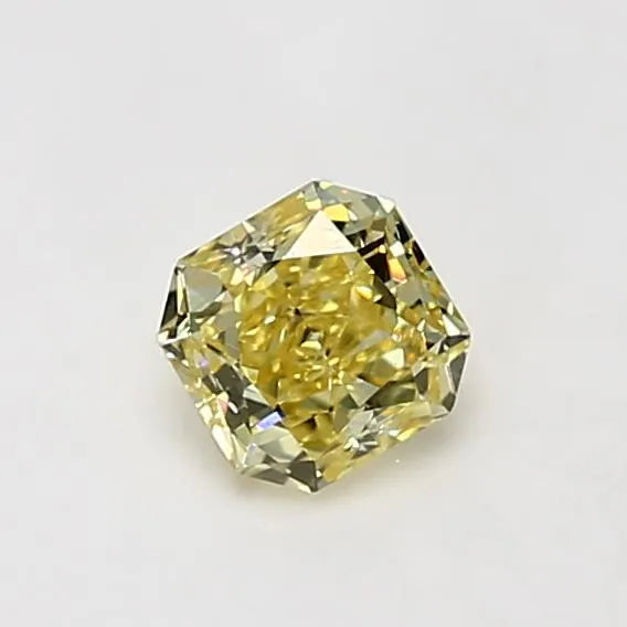 0.58ct Radiant Natural Diamond (Colour Fancy Intense Yellow, Clarity VVS1, GIA Certified)