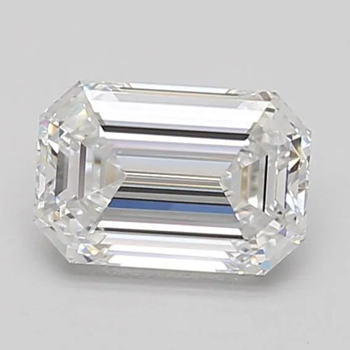 0.91ct Emerald Lab Grown Diamond (Colour D, Clarity IF, Cut EX, IGI Certified)