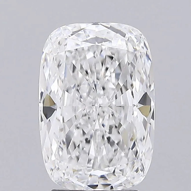 3.12ct Cushion modified Lab Grown Diamond (Colour D, Clarity VVS2, IGI Certified)
