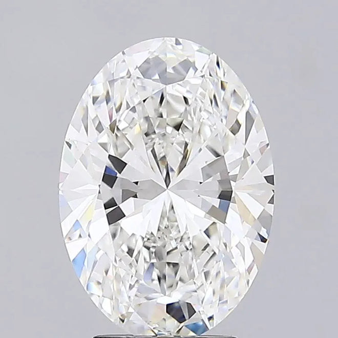 4.04ct Oval Lab Grown Diamond (Colour F, Clarity VVS2, IGI Certified)