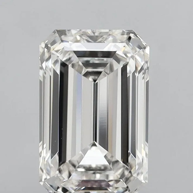 2.00ct Emerald Lab Grown Diamond (Colour G, Clarity VVS2, IGI Certified)