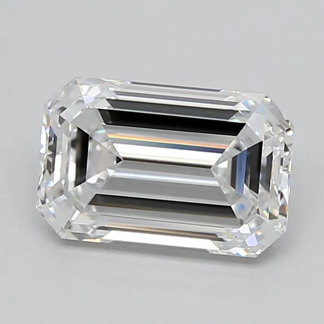2.01ct Emerald Lab Grown Diamond (Colour D, Clarity VVS1, IGI Certified)