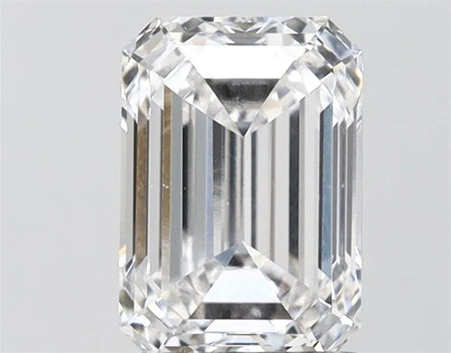 2.10ct Emerald Lab Grown Diamond (Colour E, Clarity VVS1, IGI Certified)