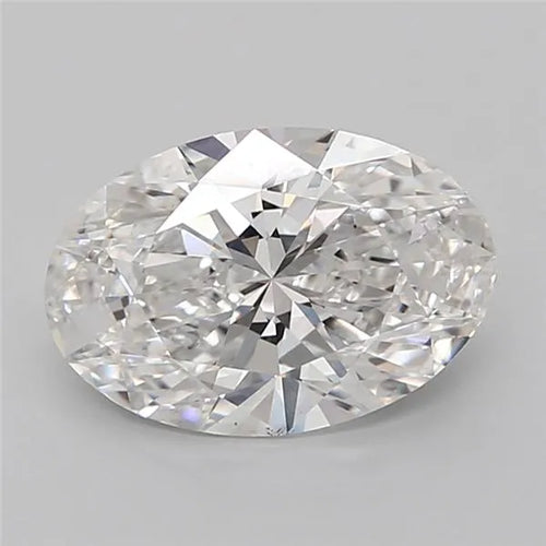 2.50ct Oval Lab Grown Diamond (Colour F, Clarity VS2, IGI Certified)