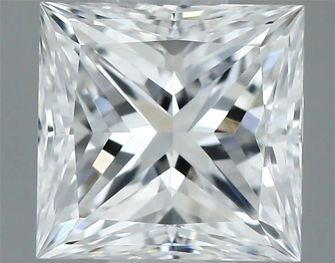 0.31ct Princess Natural Diamond (Colour E, Clarity VVS2, GIA Certified)