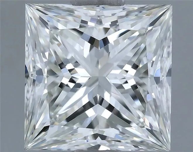 2.01ct Princess Natural Diamond (Colour H, Clarity VVS2, Cut EX, IGI Certified)