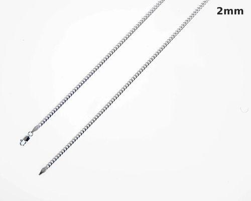 Silver Miami Cuban Link Chain