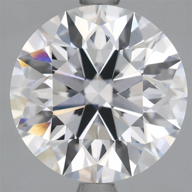3.77ct Round Lab Grown Diamond (Colour D, Clarity VVS2, Cut EX, IGI Certified)