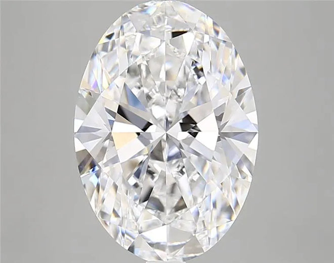 4.00ct Oval Lab Grown Diamond (Colour D, Clarity IF, IGI Certified)