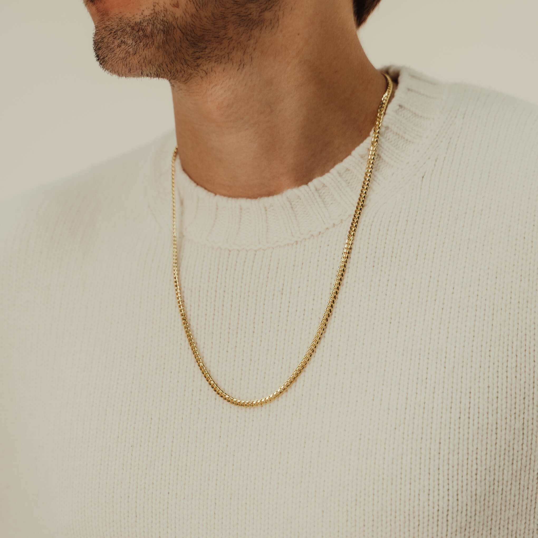 4mm Cuban Link Chain Miami Cuban Link Chain 4mm Genuine Gold