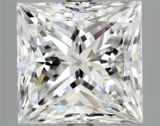 5.01ct Princess Natural Diamond (Colour F, Clarity VS1, GIA Certified)