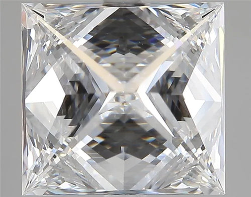 5.02ct Princess Natural Diamond (Colour E, Clarity VS2, GIA Certified)