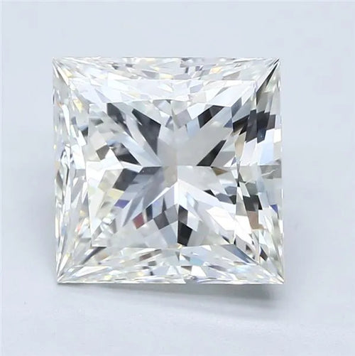 5.05ct Princess Natural Diamond (Colour H, Clarity VS2, IGI Certified)