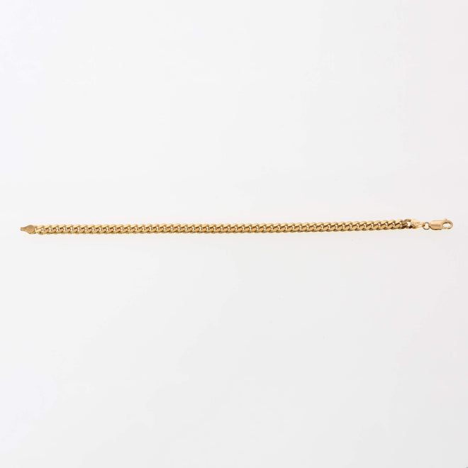 Pulsera de eslabones cubanos de Miami - 5 mm