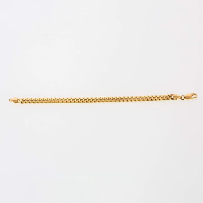 Pulsera de eslabones cubanos de Miami - 6 mm