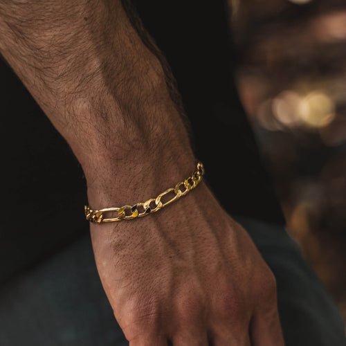 Hollow Gold Figaro Bracelets