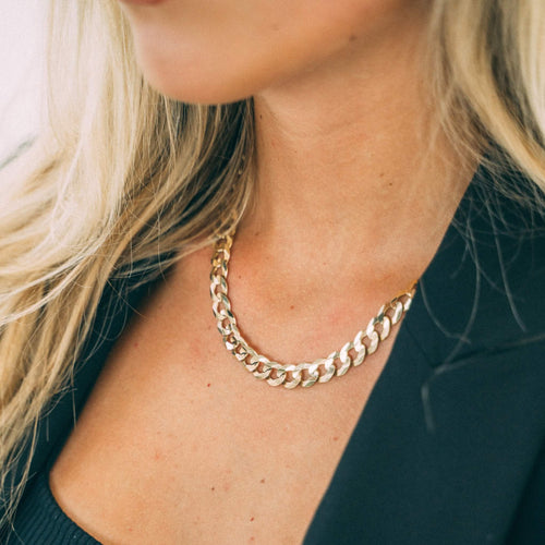 Shop Solid Genuine Gold Curb Link Chains in 10kt and 14kt Gold – Liry's Jewelry