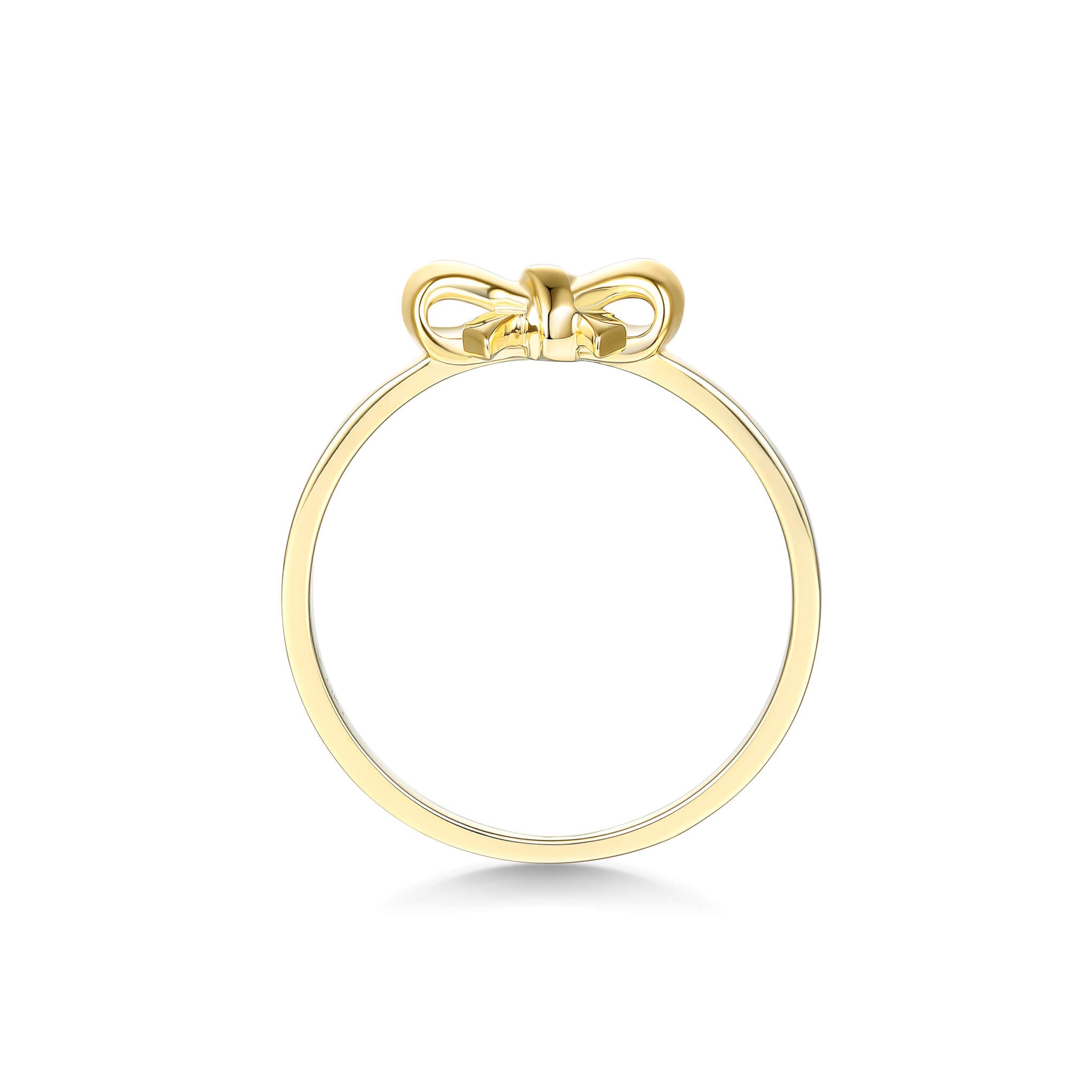 bow tie gold ring