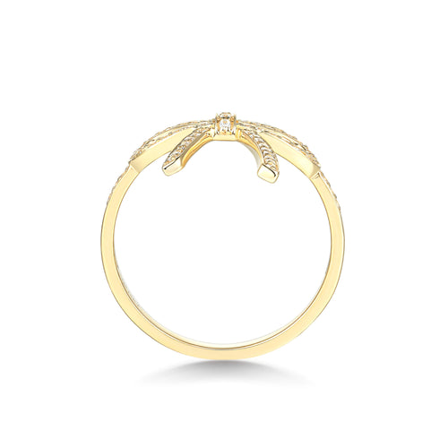 Coquette Sparkling Bow Ring