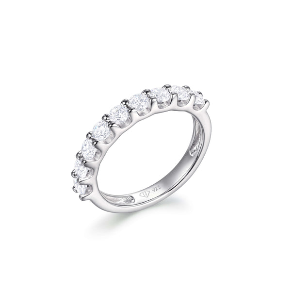 Coralie Round Diamond Wedding Ring