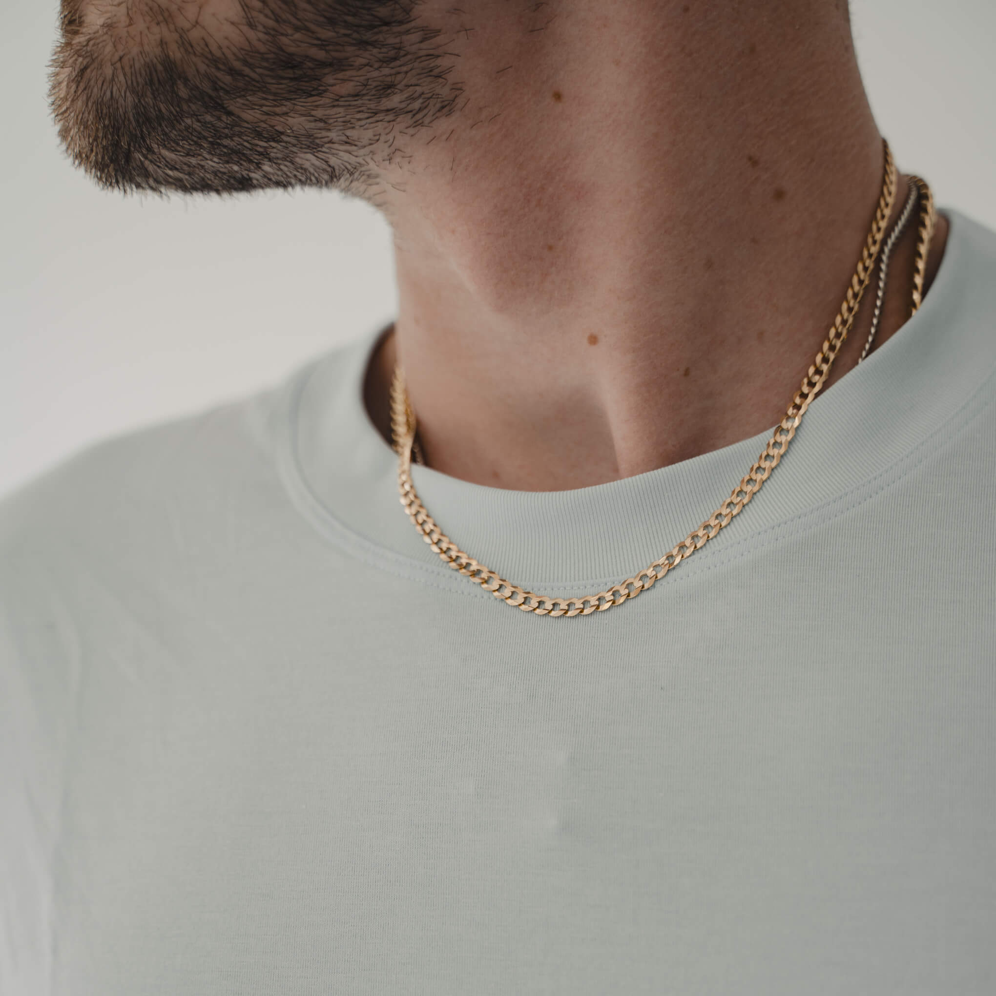 14k Gold Herringbone Necklace / Handmade Herringbone Necklace – IKE JEWELRY