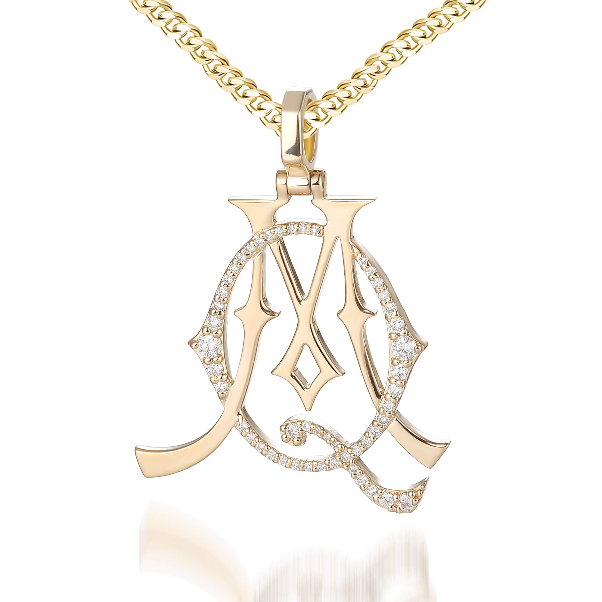 Daniels Personalizable Initial Pendant – Liry's Jewelry