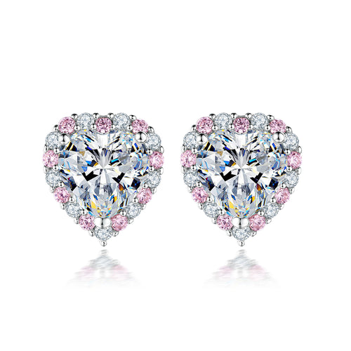 Eternal Love Heart Studs