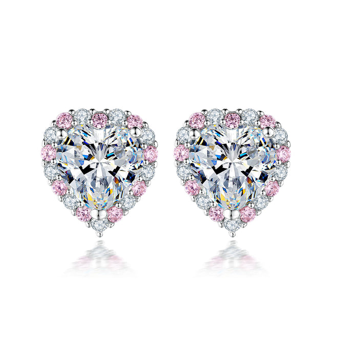 Eternal Love Heart Studs