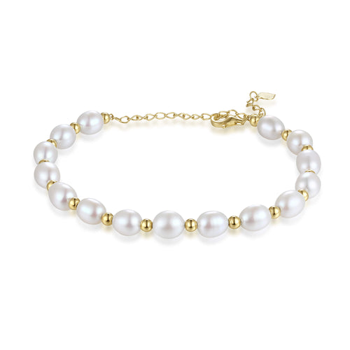 Fresh Glow Bracelet | Handcrafted Pearl Bracelet