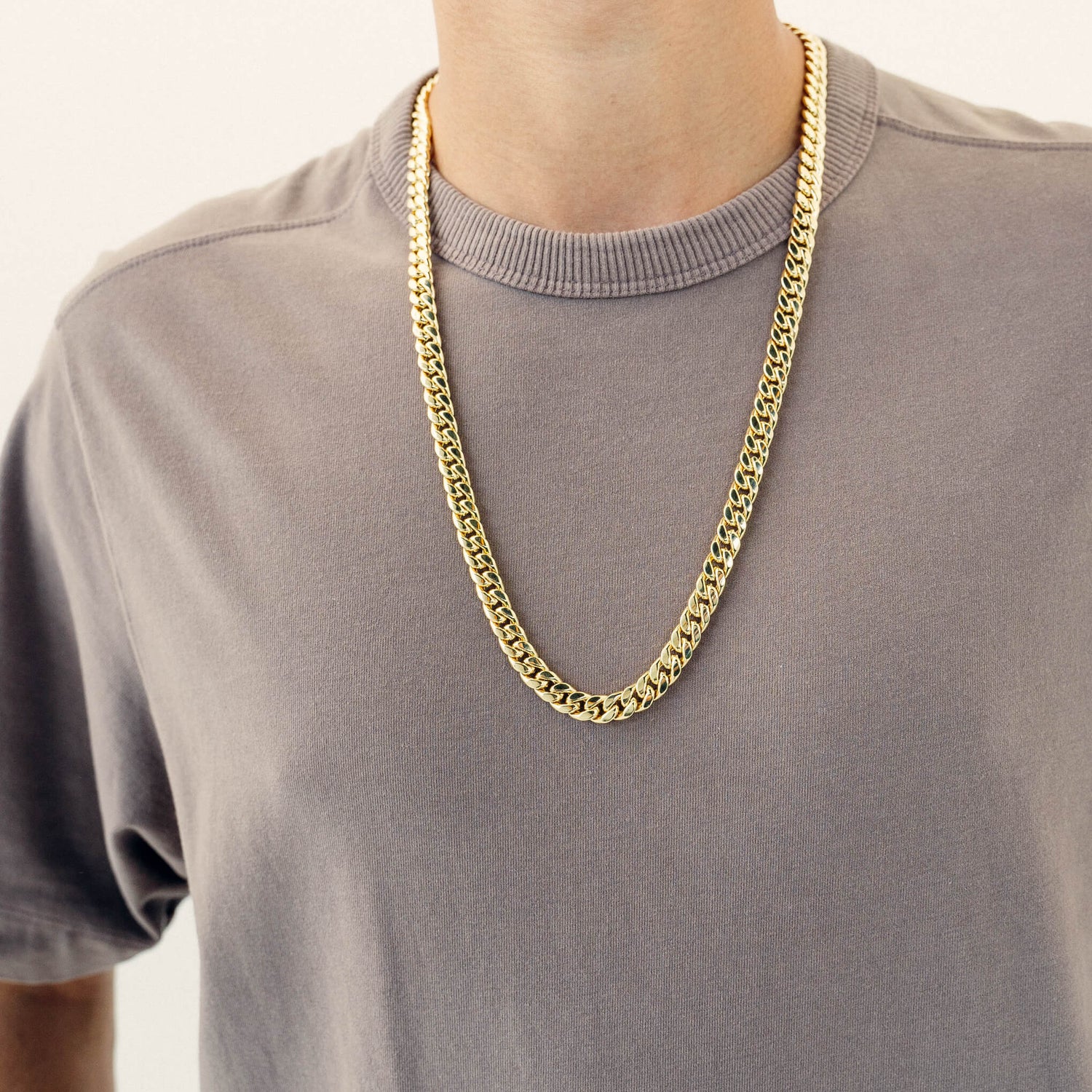 Hollow Miami Cuban Link Chains | Genuine Gold – Liry's Jewelry