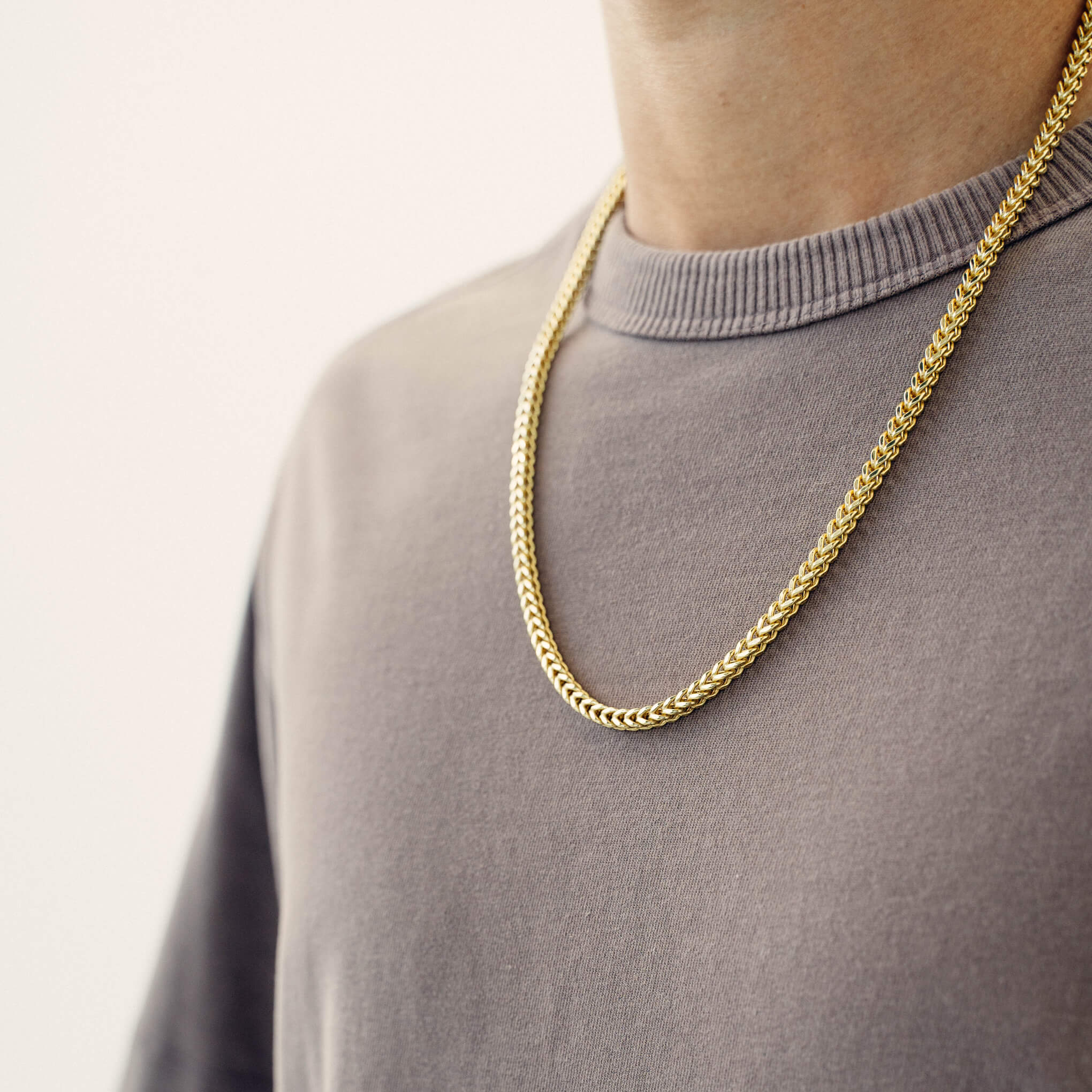 Hollow Franco Link Chain - Gold Chain – Liry's Jewelry