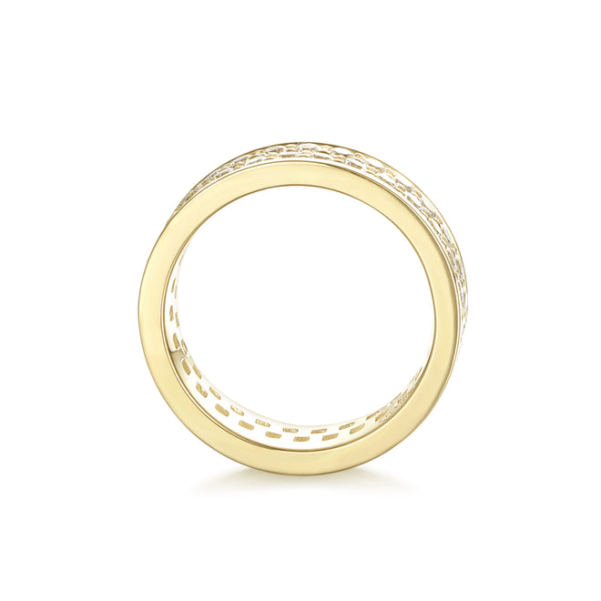 Diamond Horizon Men's Ring