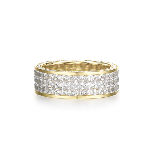 Arctic Ring Genuine Gold Mens Diamond Wedding Band – Liry's Jewelry