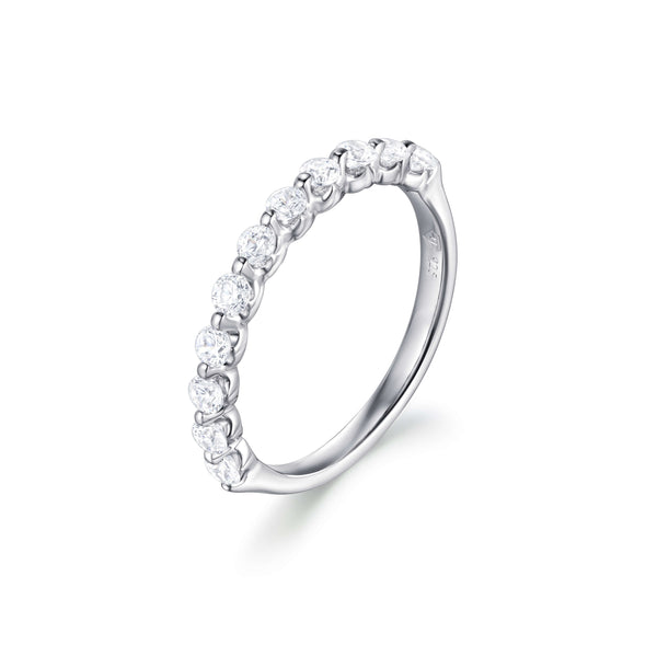Isolde Round Diamond Wedding Ring