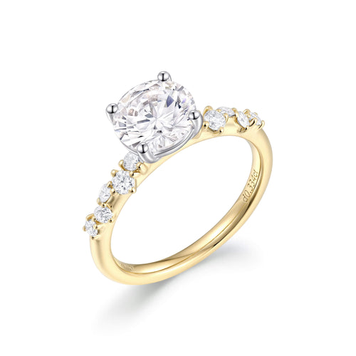 Eternal Pave Solitaire Ring
