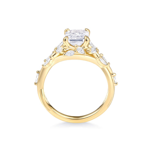Ethereal Vine Solitaire Ring