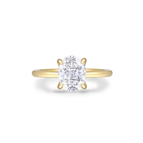 2mm Solitaire Engagement Ring